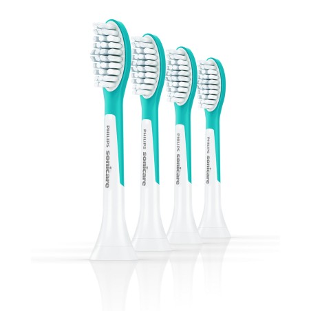 Philips Sonicare For Kids HX6044 Extra Toothbrush Head - 4 Pack, White - Enhance Your Child's Oral Care!